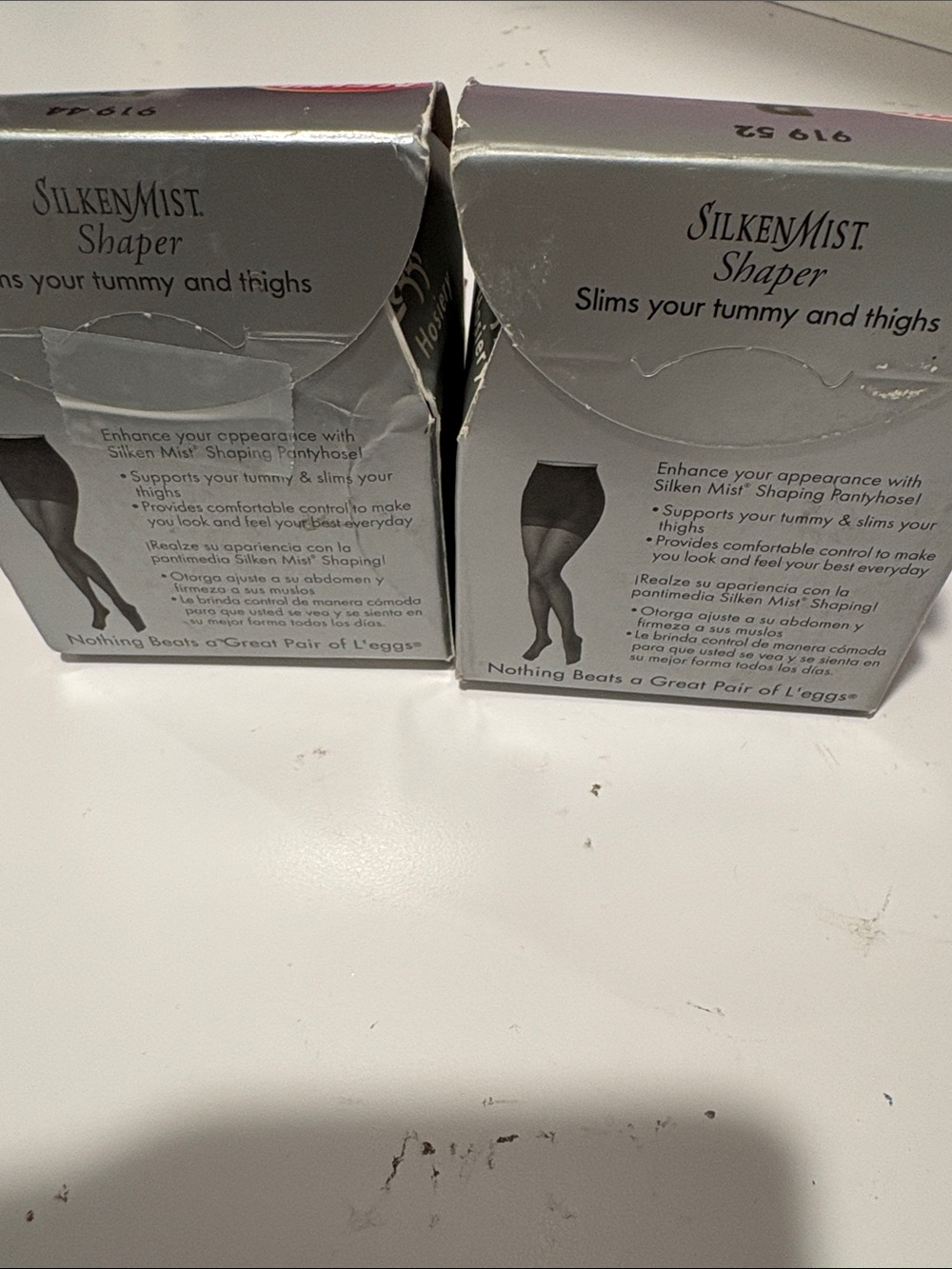 L’eggs SilkenMist Shaper All Over Shaping Pantyhose- Black & Nude Size B - Picture 2 of 3